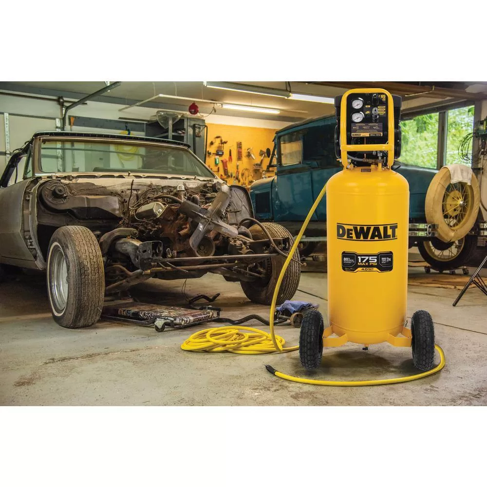 DEWALT DXCMSAC260 26 Gal. 175 PSI Ultra Quiet Portable Electric Air Compressor