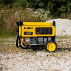 DEWALT DXGNR4000 4000-Watt Manual Start Gas-Powered Portable Generator with Premium Engine, Covered Outlets and CO Protect