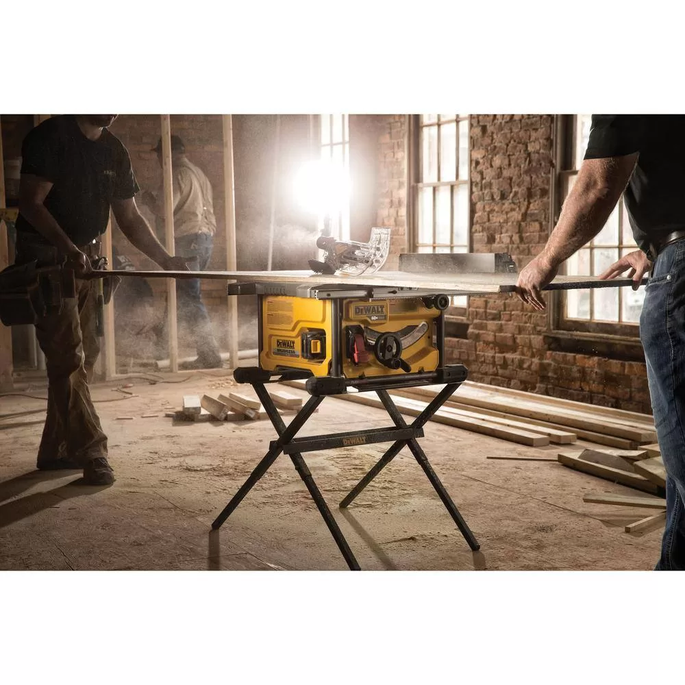DEWALT DCS7485BWDCB606 FLEXVOLT 60V MAX Cordless Brushless 8-1/4 in. Table Saw Kit with FLEXVOLT 20V/60V MAX Lithium-Ion 6.0Ah Battery Pack
