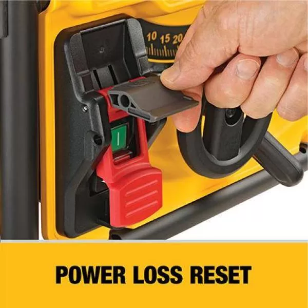 DEWALT DWE7485WW7440RS 15 Amp Corded 8-1/4 in. Compact Portable Jobsite Tablesaw with Heavy-Duty Rolling Stand with Quick-Connect Brackets