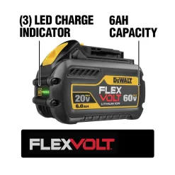 DEWALT DCBP315-2CWB606 Powerstack 20V Lithium-Ion 5.0 Ah and 1.7 Ah Batteries, FLEXVOLT 20V/60V MAX Lithium-Ion 6.0Ah Battery and Charger