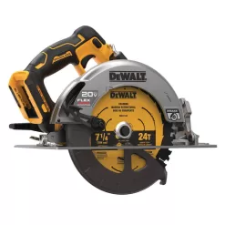 DEWALT DCS573BDCB246CK 20V MAX Cordless Brushless 7-1/4 in. Circular Saw, (1) 20V 6.0Ah and (1) 20V 4.0Ah Batteries, and Charger