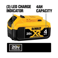 DEWALT DCS573BDCB246CK 20V MAX Cordless Brushless 7-1/4 in. Circular Saw, (1) 20V 6.0Ah and (1) 20V 4.0Ah Batteries, and Charger