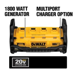 DEWALT DCB1800B 1800 Watt Portable Power Station and 20V/60V MAX Lithium-Ion Battery Charger
