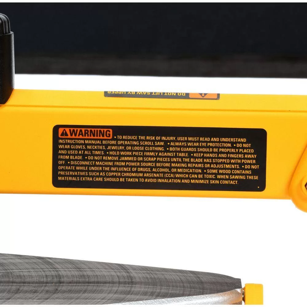 DEWALT DW788 20 in. Variable-Speed Scroll Saw