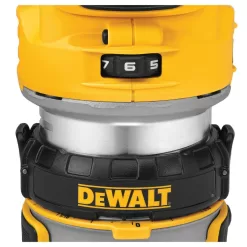 DEWALT 20V MAX XR Cordless Brushless Compact Router, (1) 20V MAX Compact Lithium-Ion 3.0Ah Battery, and 12V-20V MAX Charger