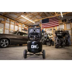 DK2 AC10G 10 Gal. 150 PSI Portable Silent Electric Air Compressor