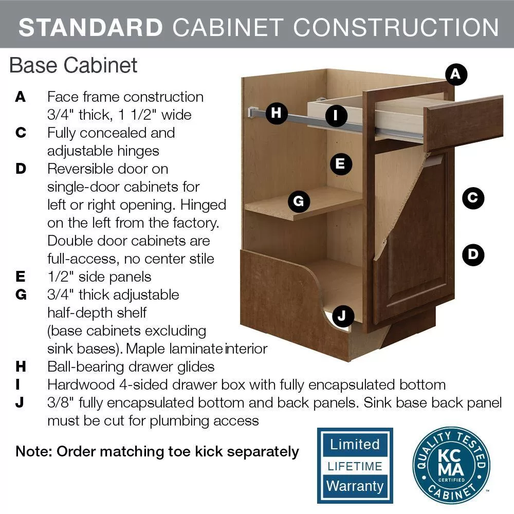 Hampton Bay Shaker 18 in. W x 24 in. D x 34.5 in. H Assembled Pull-Out Waste Bin Base Kitchen Cabinet in Dove Gray