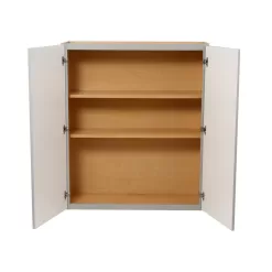 Hampton Bay KW3642-SDV Shaker 36 in. W x 12 in. D x 42 in. H Assembled Wall Kitchen Cabinet in Dove Gray