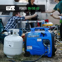 DUROMAX XP2300iH 2,300-Watt/1,800-Watt Recoil Start Dual Fuel Portable Digital Inverter Generator 50-State