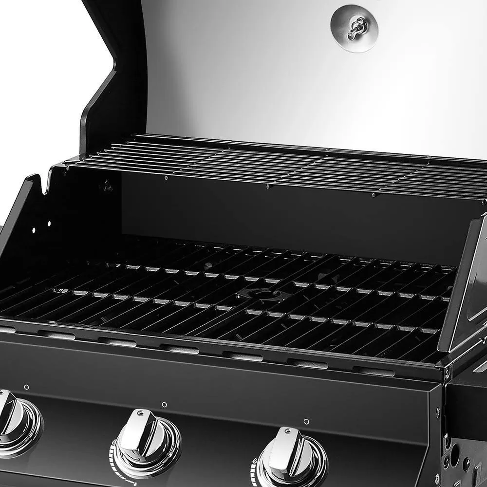 Dyna-Glo DGP397CNN-D Premier 3-Burner Natural Gas Grill in Black with Folding Side Tables