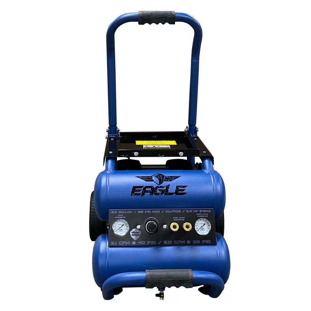 Eagle EA-5000 Silent Series, 2.0 HP Electric 115-Volt, Oil Free Air Compressor