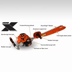 ECHO HCS-2810 28 in. 21.2 cc Gas 2-Stroke Engine X Series Single-Sided Hedge Trimmer