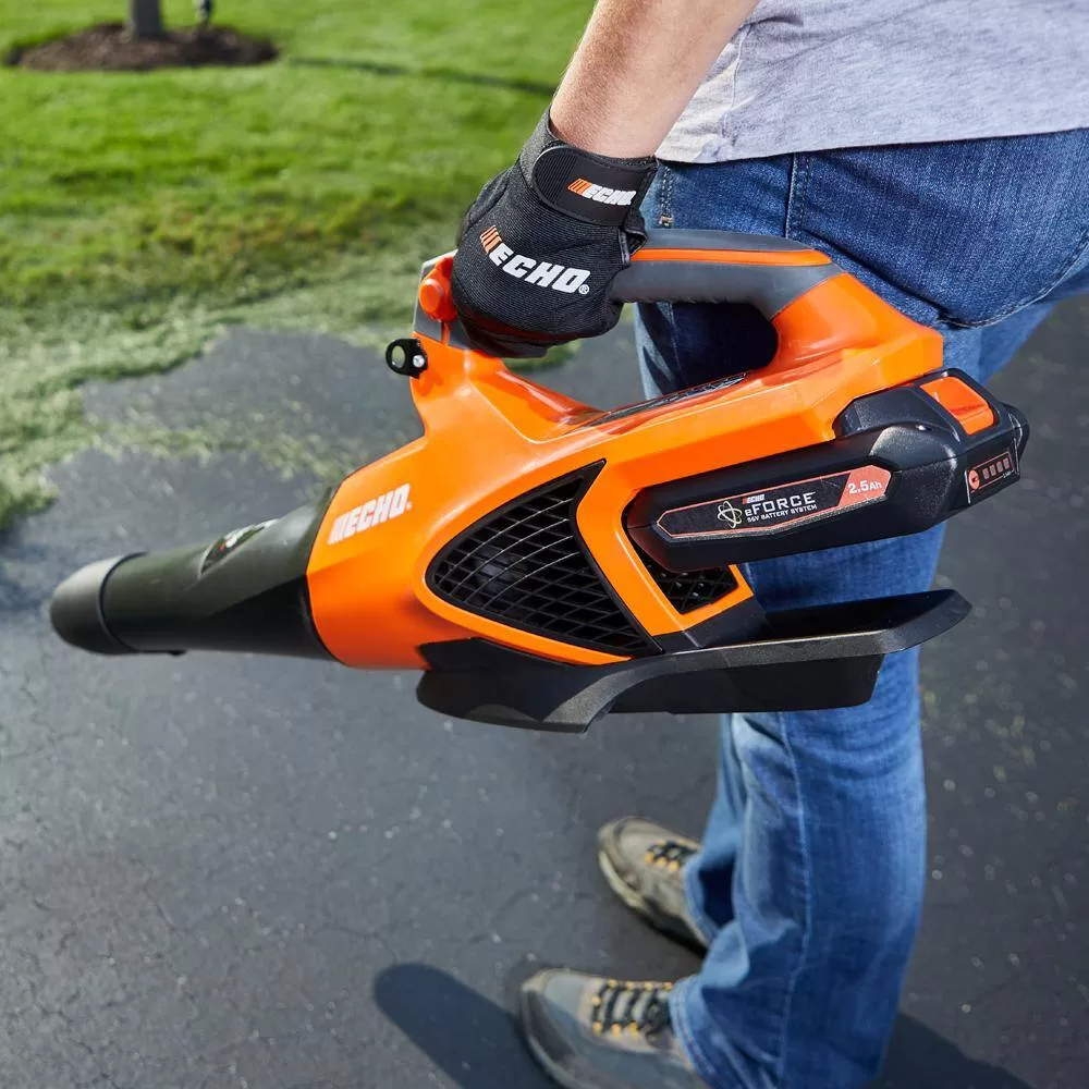 ECHO eFORCE 56V Cordless Battery 16 in. String Trimmer and 151 MPH 526 CFM Blower Combo Kit w/ 2.5Ah Battery & Charger 2-Tool