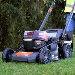 ECHO eFORCE 56-Volt Cordless Battery Lawn Mower and String Trimmer Combo Kit with 2 Batteries and 2 Chargers 2-Tool