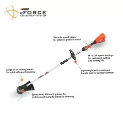 ECHO 56V Cordless Battery String Trimmer, Blower & Chainsaw Combo Kit w/ 2.5Ah and 5.0Ah Battery and Charger (3-Tool)