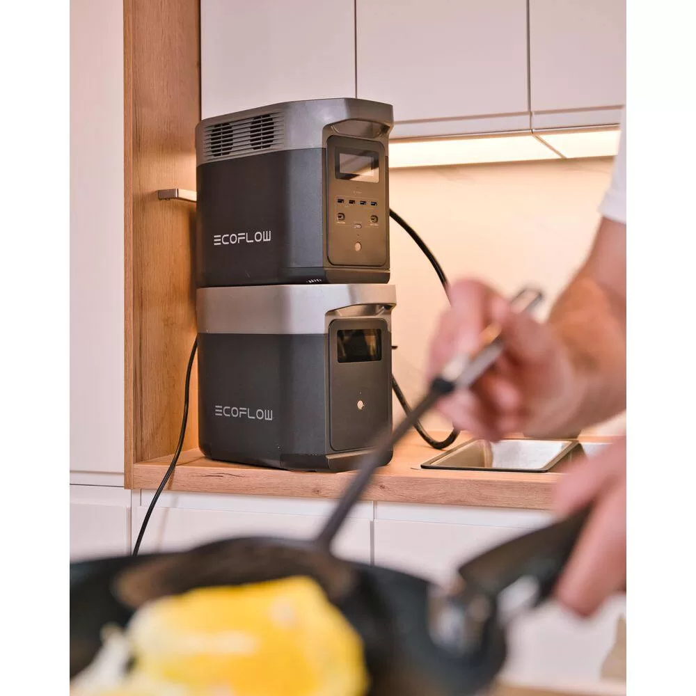 EcoFlow ZMR330EB 1024-Watt Continuous/2048-Watt Peak Output DELTA2 Push Button Start Smart Extra Battery for Outdoors&indoor