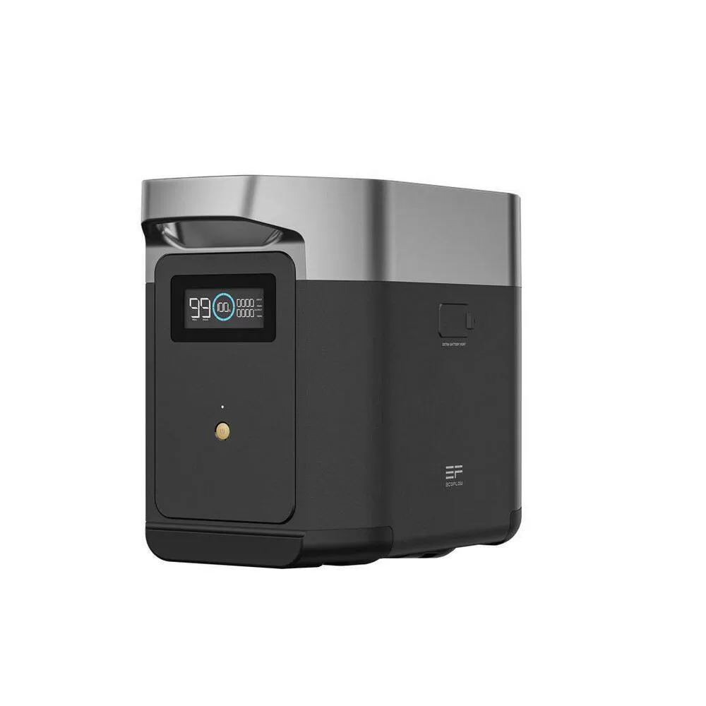 EcoFlow ZMR330EB 1024-Watt Continuous/2048-Watt Peak Output DELTA2 Push Button Start Smart Extra Battery for Outdoors&indoor