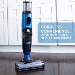 ECOWELL P04 Lulu QuickClean Cordless Bagless Wet/Dry Self Cleaning Vacuum Cleaner and Mop for Hard Floors and Rugs
