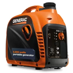 Generac 8251 2500-Watt Recoil Gas Inverter Generator with COSense