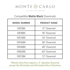 Generation Lighting Maverick Max 70 in. Modern Indoor/Outdoor Matte Black Ceiling Fan with Dark Walnut Balsa Blades and Remote Control