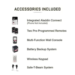 Genie 7155L-TKSV Signature Series SilentMax LED Connect Quiet Belt Drive Smart Garage Door Opener w/ Battery Backup plus Wi-Fi