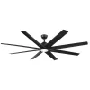 Home Decorators Collection Kensgrove II 72 in. Smart Indoor/Outdoor Matte Black Ceiling Fan with Remote Included Powered by Hubspace