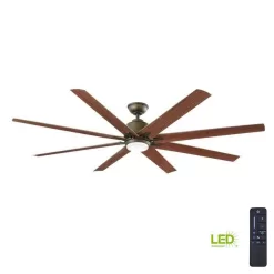 Home Decorators Collection Kensgrove 72 in. Integrated LED Indoor/Outdoor Espresso Bronze Ceiling Fan with Light and Remote Control