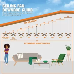 Home Decorators Collection Glenmeadow 84 in. Integrated LED Indoor Matte Black Ceiling Fan with Light and Remote Control