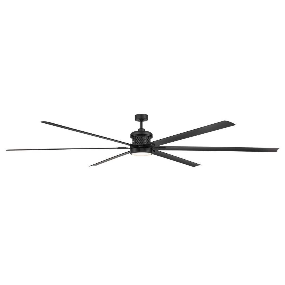Home Decorators Collection Royalty II 120 in. Indoor/Outdoor Matte Black DC Motor Ceiling Fan