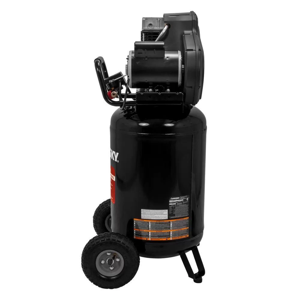 Husky C304H 30 Gal. 175 PSI Oil Lubed Belt Drive Portable Vertical Electric Air Compressor