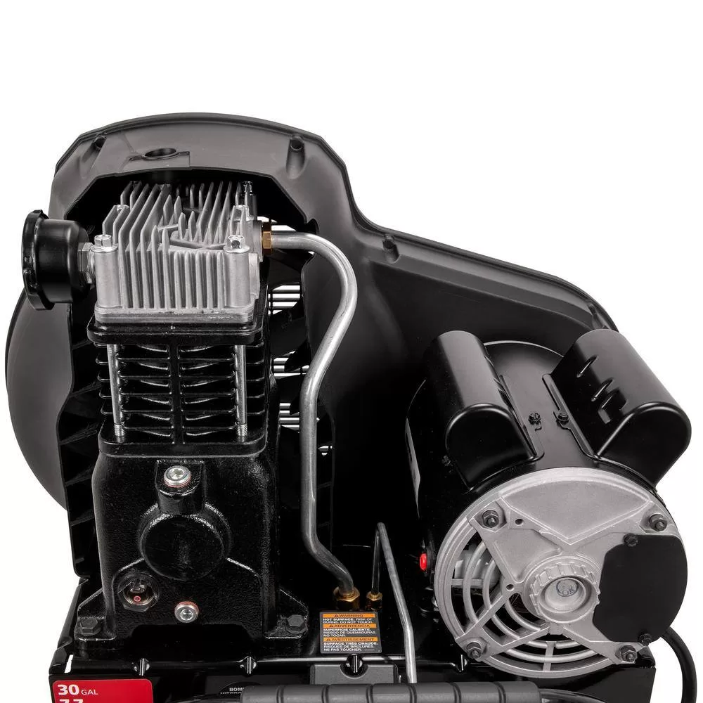 Husky C304H 30 Gal. 175 PSI Oil Lubed Belt Drive Portable Vertical Electric Air Compressor