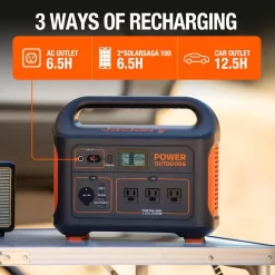 Jackery HTE053-880 1000-Watt Output/2000W Peak Portable Solar Power Station Explorer 880 Push Start Battery Generator for Outdoors/Camping