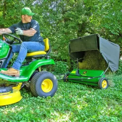 John Deere STS-42JDC 42 in. 24 cu. ft. Tow-Behind Lawn Sweeper
