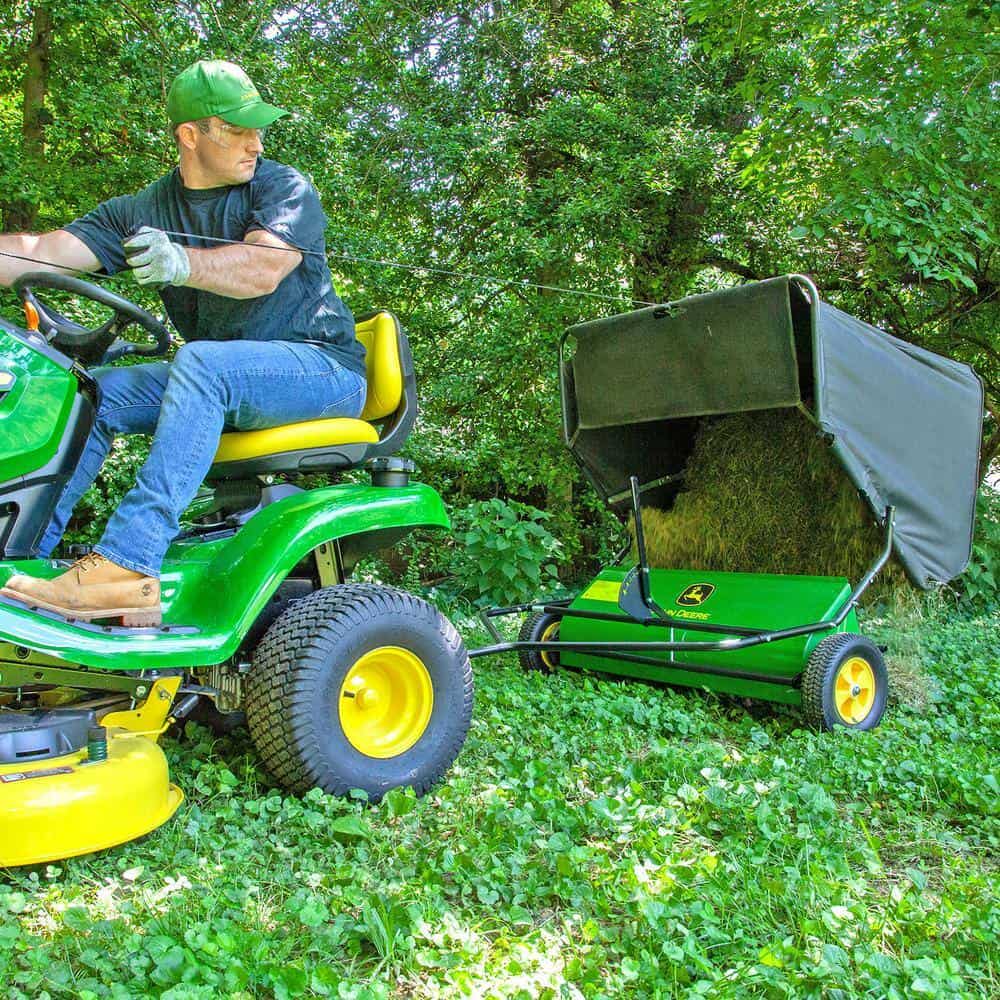John Deere STS-42JDC 42 in. 24 cu. ft. Tow-Behind Lawn Sweeper