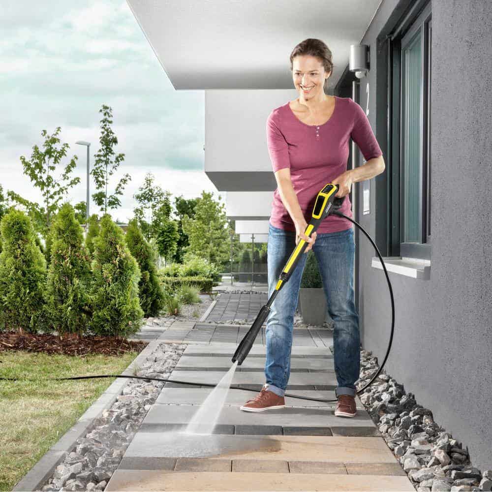 Karcher 2500 Max PSI 1.55 GPM K 5 Power Control CHK Cold Water Corded Electric Induction Pressure Washer 2 Wands Surface Cleaner