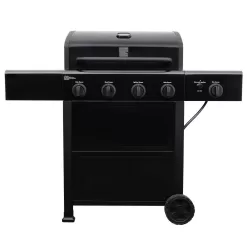 KENMORE PG-40406SOL-1 Kenmore 4 Burner Open Cart Propane Gas BBQ Grill with Side Burner, Black