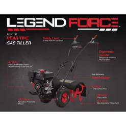 Legend Force LF20212RT 20 in. 212 cc Gas Rear Tine Garden Tiller