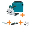 Makita SP6000J85E07023 6-1/2" Plunge Circular Saw, with Stackable Tool Case with bonus 55" Guide Rail, Premium Guide Rail Bag for 55" & Clamps