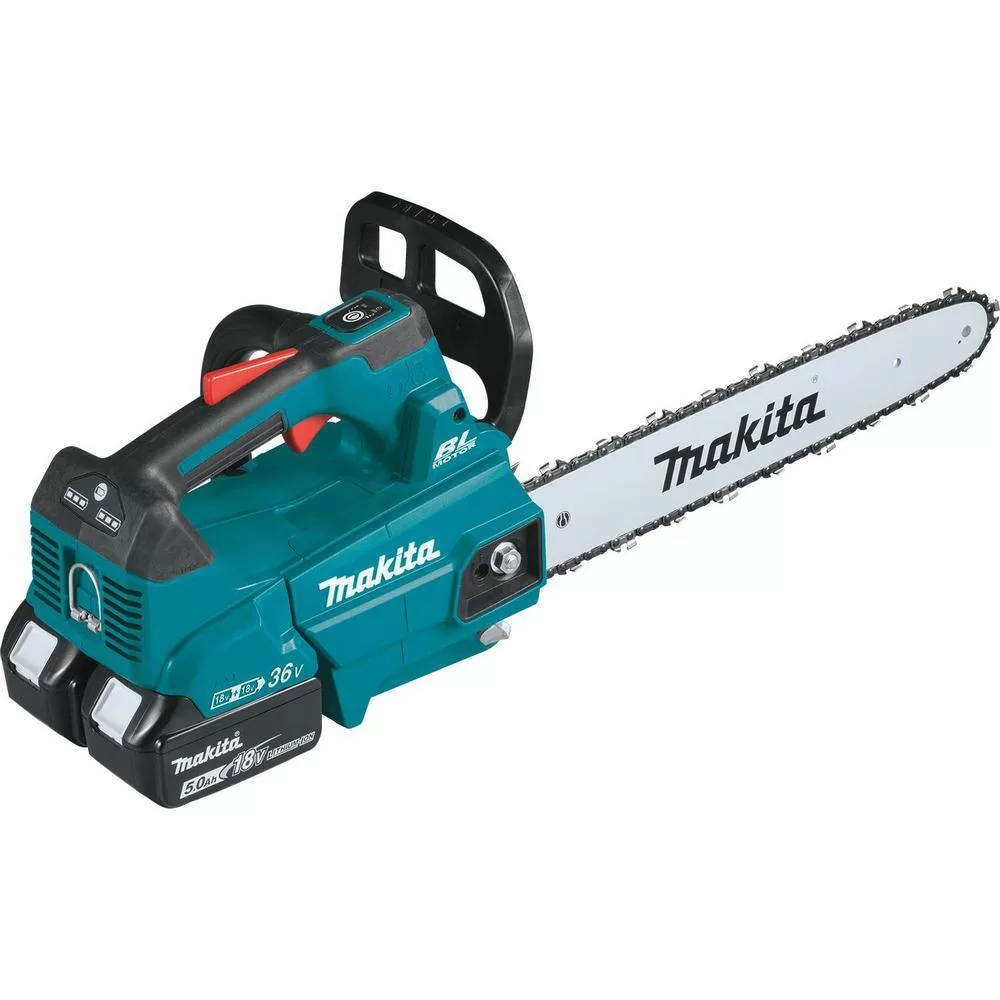 Makita XCU09PT LXT 16 in. 18V X2 (36V) Lithium-Ion Brushless Battery Top Handle Chain Saw Kit (5.0Ah)