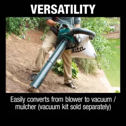 Makita XBU04PT 120 MPH 473 CFM LXT 18V X2 (36V) Commercial Lithium-Ion Brushless Cordless Leaf Blower Kit (5.0 Ah)