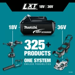 Makita XBU04PT 120 MPH 473 CFM LXT 18V X2 (36V) Commercial Lithium-Ion Brushless Cordless Leaf Blower Kit (5.0 Ah)