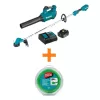 Makita LXT 18V Cordless Li-Ion Leaf Blower/String Trimmer Combo Kit 2-Tools 4.0Ah with bonus 0.08 in. x 175 ft. Trimmer Line