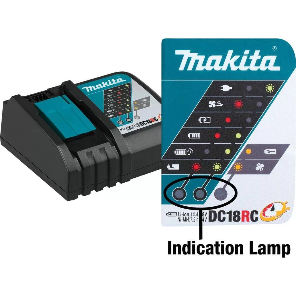 Makita BL1840BDC2 18V LXT Lithium-Ion 4.0 Ah Battery and Rapid Optimum Charger Starter Pack