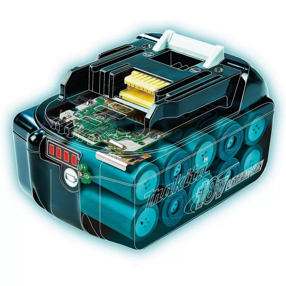 Makita BL1850BDC2 18V LXT Lithium-Ion Battery and Rapid Optimum Charger Starter Pack (5.0Ah)
