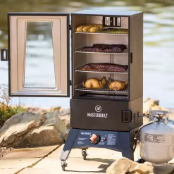 Masterbuilt MB20051316 40 in. ThermoTemp XL Propane Smoker with Window in Black
