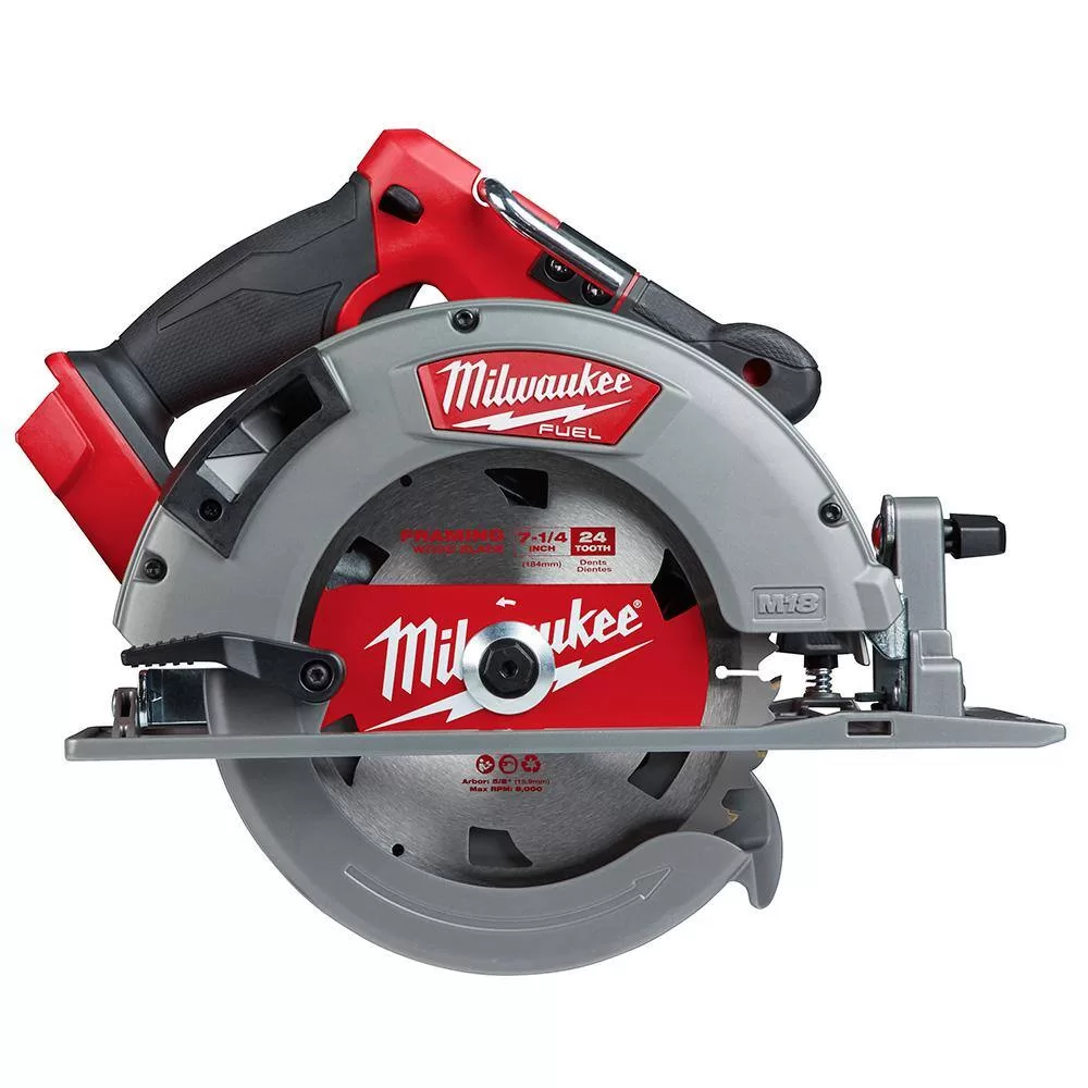 Milwaukee 2732-20-2737-20-2723-20 M18 FUEL 18V Lithium-Ion Brushless 7-1/4 in. Cordless Circular Saw/Jigsaw/Compact Router Combo Kit (3-Tool)