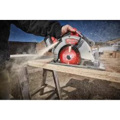 Milwaukee 2732-20-48-11-1880 M18 FUEL 18V Lithium-Ion Cordless 7-1/4 in. Circular Saw W/ HIGH OUTPUT XC 8.0Ah Battery