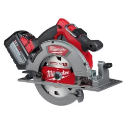 Milwaukee M18 FUEL 18V Lithium-Ion Brushless Cordless 7-1/4 in. Circular Saw Kit with One 12.0Ah Battery, Charger, Tool Bag