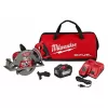 Milwaukee 2830-21HD M18 FUEL 18V 7-1/4 in. Lithium-Ion Cordless Rear Handle Circular Saw Kit with 12.0 Ah Battery and Rapid Charger